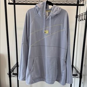 Nike Men's Pastel Blue Hoodie